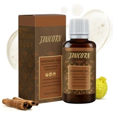 JANICORN Grounding Aromatherapy Body  Massage Oil – Lightweight, Fast-Absorbi...