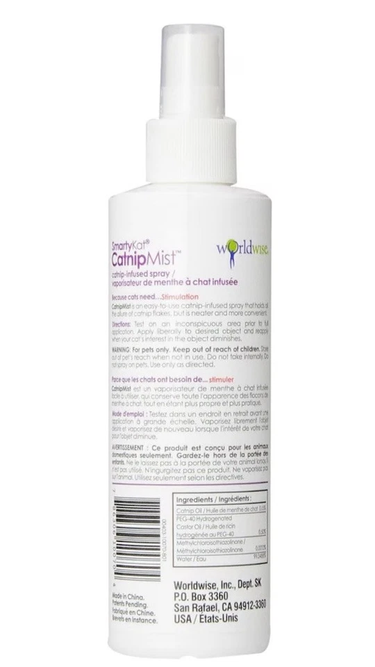 SmartyKat Catnip Mist Spray for Cats & Kittens, Safe for Pets - 7 Fluid Ounces - Image 2 of 3