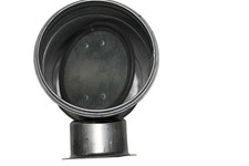 Absperrklappe 80mm  Lüftungsrohr Absperrschieber Drosselklappe dichtschließend