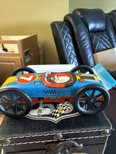 Tin Windup Car Roll Over Racer.
