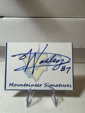 Daryl Worley Custom Card Autograph West Virginia Football WVU