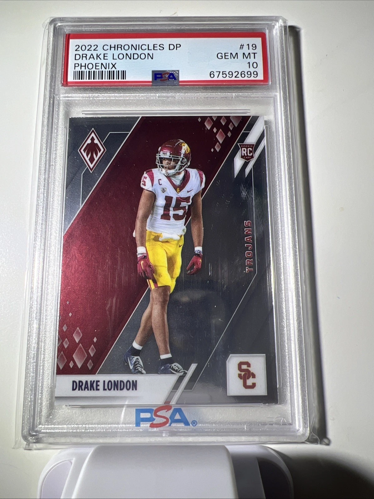 Drake London trading card