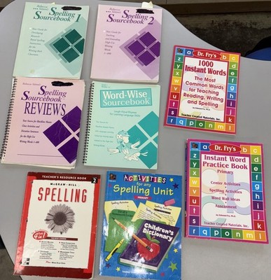 Rebecca Sitton's Spelling Sourcebook 1, 2, Reviews, Word- Wise; Dr. Fry s Words