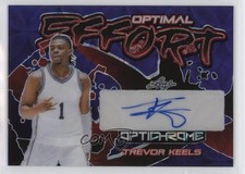 2022-23 Leaf Optichrome Purple Kaleidoscope 2/3 Trevor Keels #OE-TK1 Auto 0u66