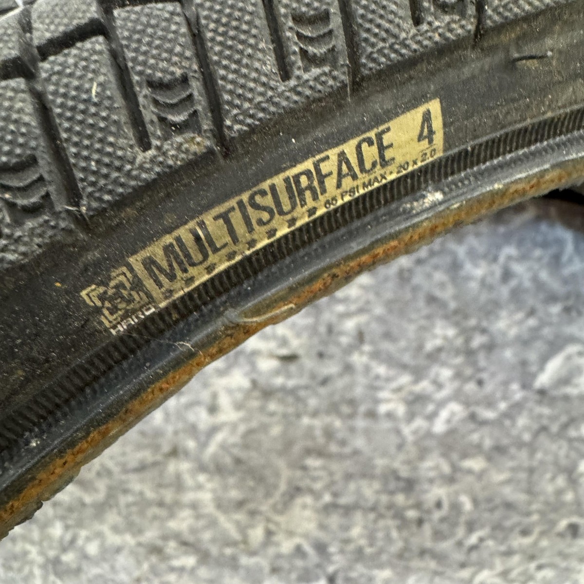 Haro Multi Surface 4 BMX Tires 20 x 2.0 Vintage 00s 65 PSI