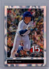Matt Shaw 2025 Leaf National NSCC Baseball 1/1 Pre Production Proof