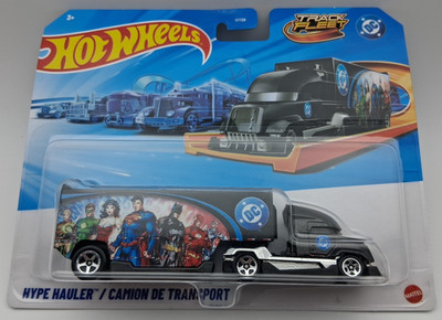 Hot Wheels Track Fleet Hyper Hauler DC Comics Super Hero Rig Superman Batman