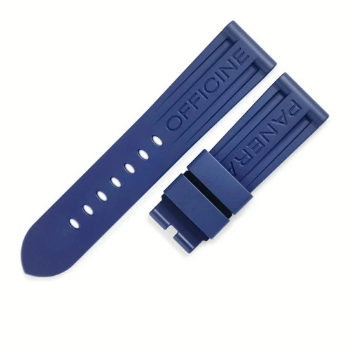 Panerai Orologio Parti Originale Luminor Gomma Fascia Blu Scuro Cintura Cinghia