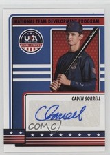 2023 Panini USA Baseball Stars & Stripes Blue Caden Sorrell #NTDP-CS Auto n5h