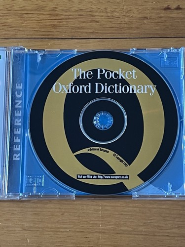 The Pocket Oxford Dictionary PC CD ROM 1994 Computer Software Windows 3.1 & 95 - Picture 5 of 5