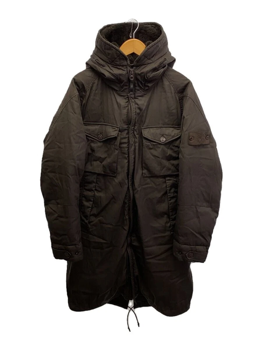 Piumino Stone Island marrone L cappotto imbottito tinta unita 7315716F2 #EG ADA