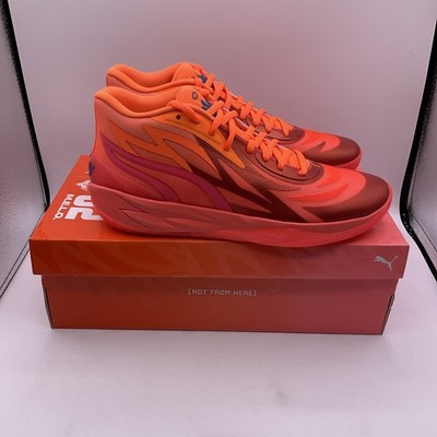 Size 11.5 - Puma LaMelo Ball MB.02 Supernova 376442-01  Coral/Orange NEW