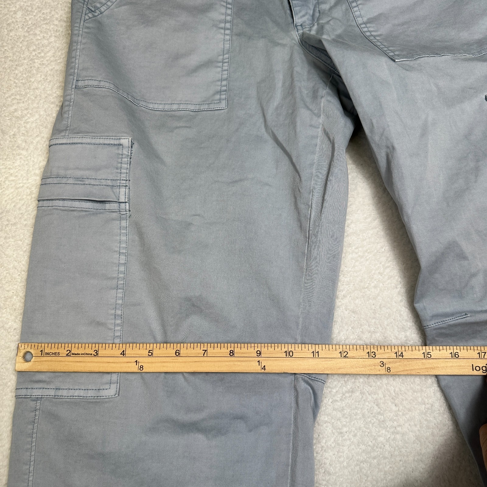 Universal Thread Ankle Cargo Pants Light Blue Wom… - image 5