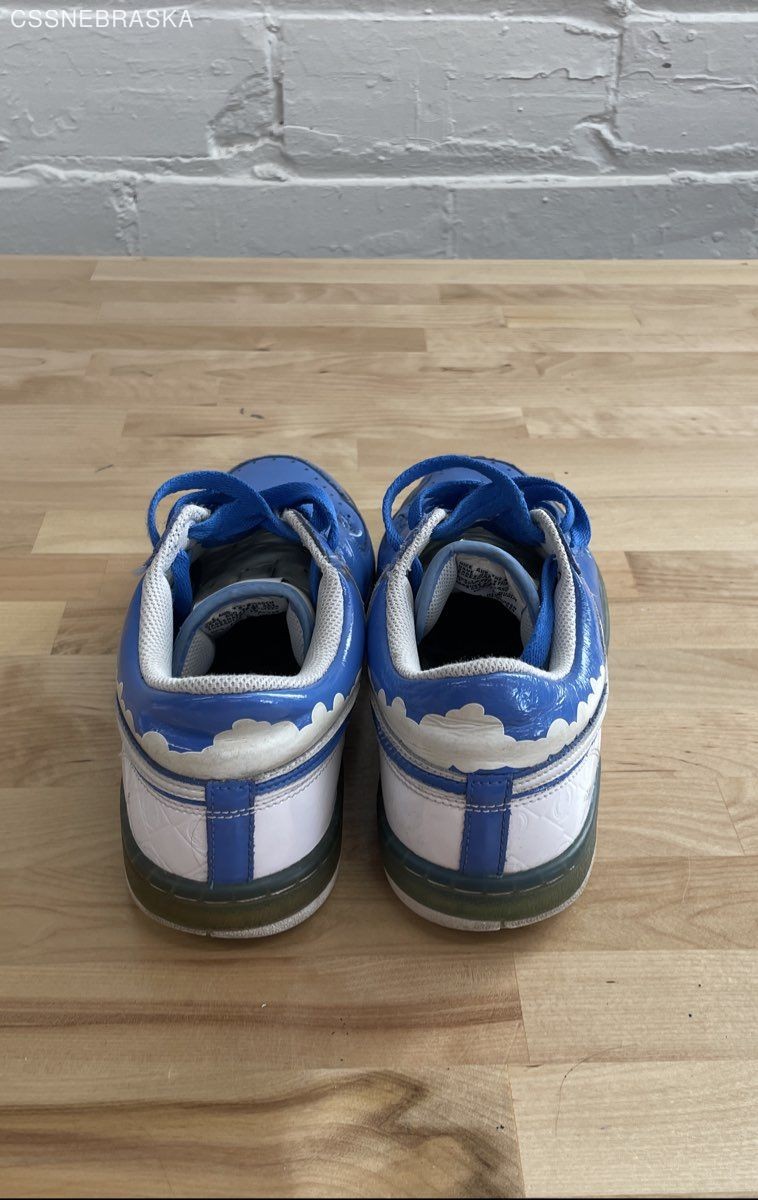 Nike Court Blue Mens Force Low Shoes Premium Ryo the Skywalker 318499-411 Size 8 Nike Court Force Low Premium, Ryo the Skywalker Glo in the  main image 4