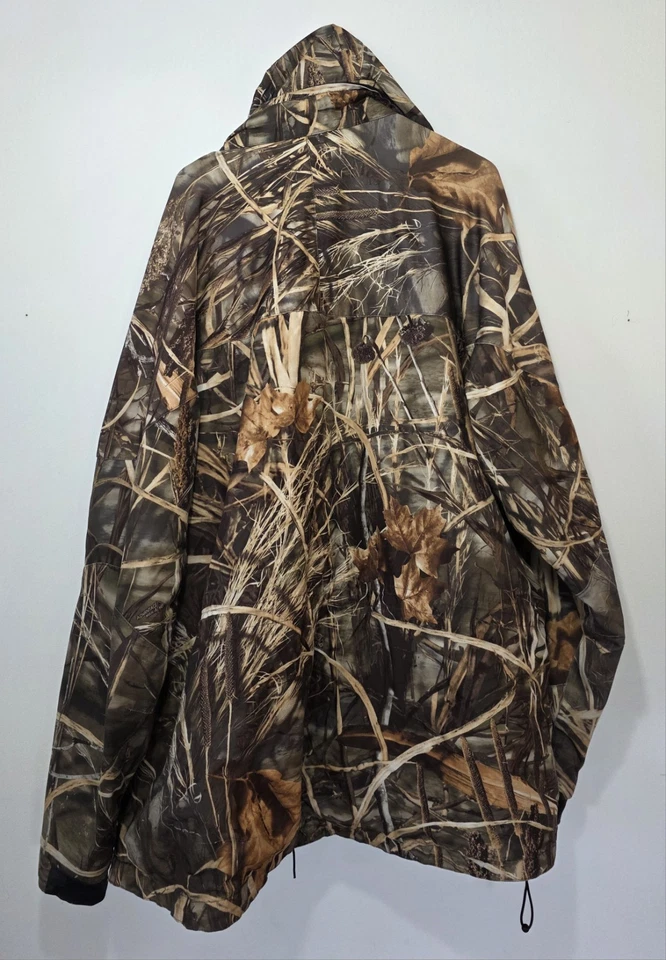 Guide Series Tech H2O Wetlands Parka 2XLT Max-4 HD Camo Hunting Waterproof Zip - Image 2 of 4