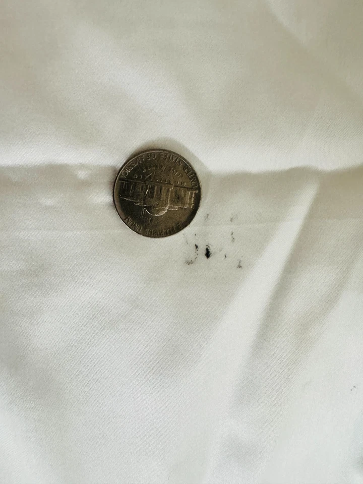 Funda nórdica completa de satén Matouk Ambrose Queen hueso/piscina - Hecha en Italia - $1102 Foto 2 de 3