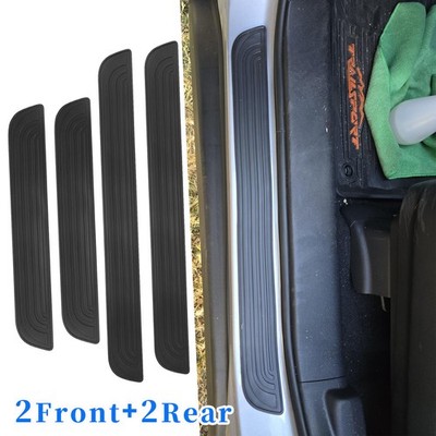 4Pc Self Adhesive Anti-Scratch Door Sill Threshold Protection Customized For Kia