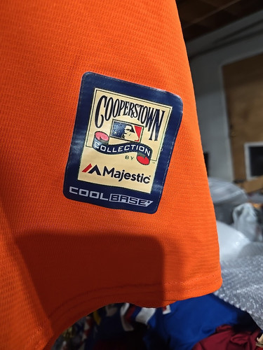 Vtg Majestic MLB Cooperstown Collection Baltimore Orioles Practice Jersey SZ 5XL - Picture 7 of 23