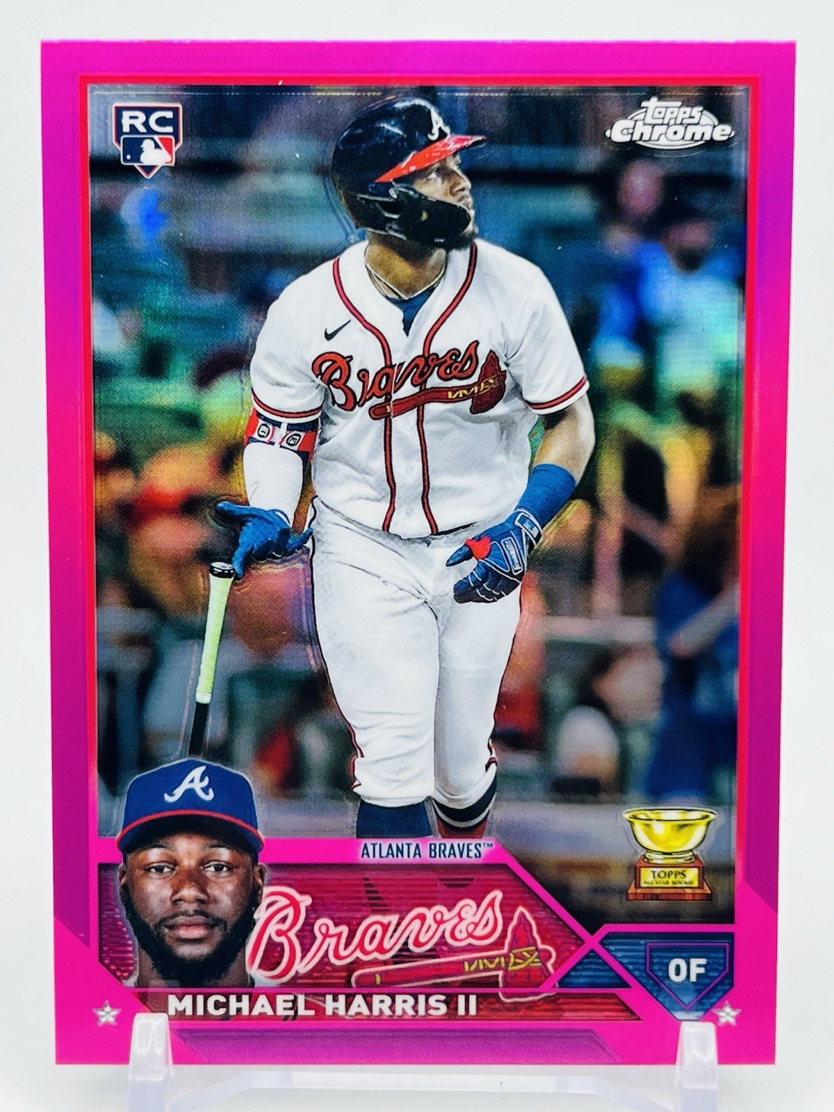 2023 Topps Chrome - Michael Harris II #79 Pink Refractor (RC)