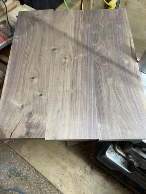 2 Pack Missouri Black Walnut Hardwood 1 1/2 Inch Thick X 7  Wide 25  Long