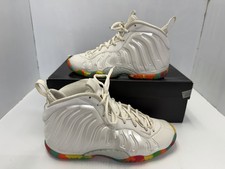 Nike Air Little Posite One GS White Fruity Pebbles 2015 Size 6Y 644791-100