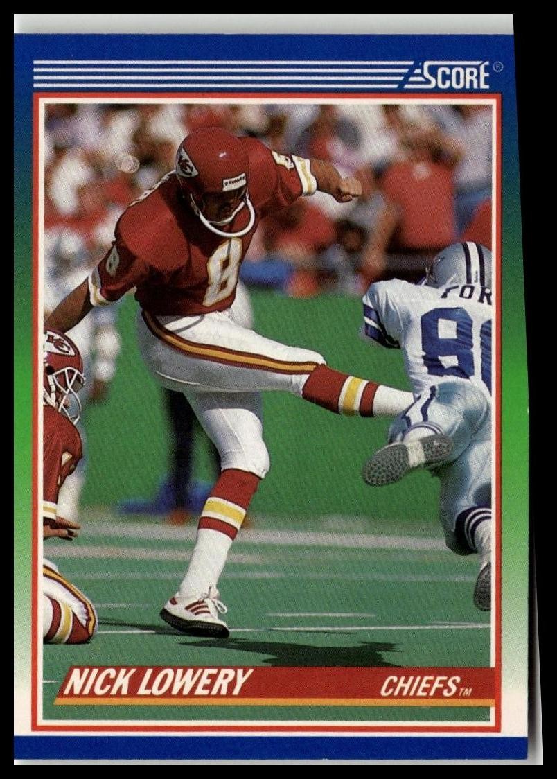 1990 Score #372 Nick Lowery