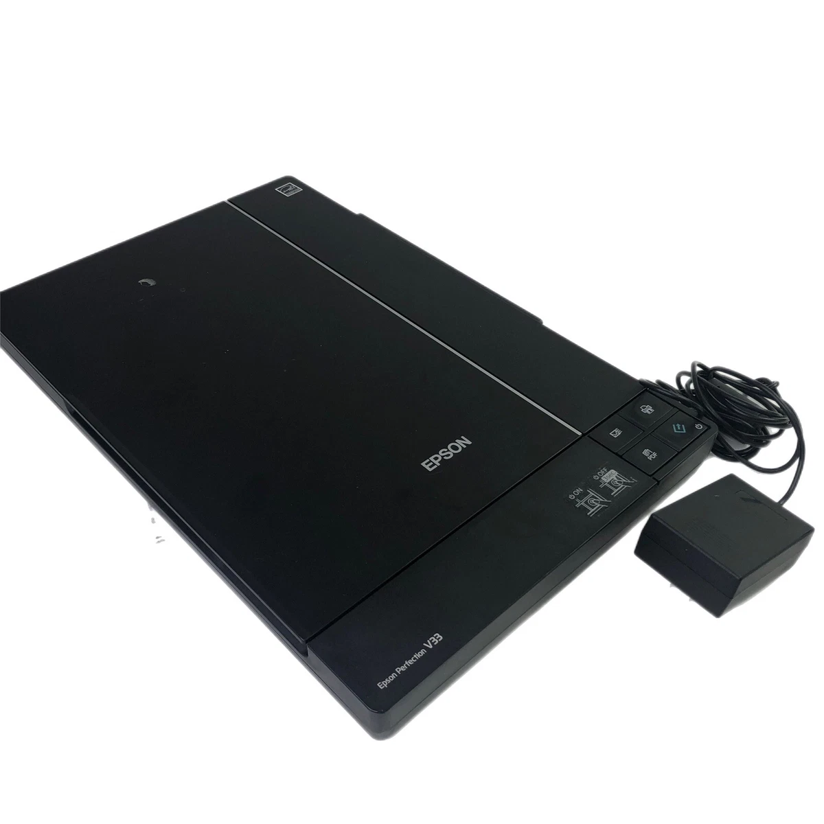 EPSON Perfection V33 Black Flatbed Flat Photo Document Book USB Scanner TESTED | eBay