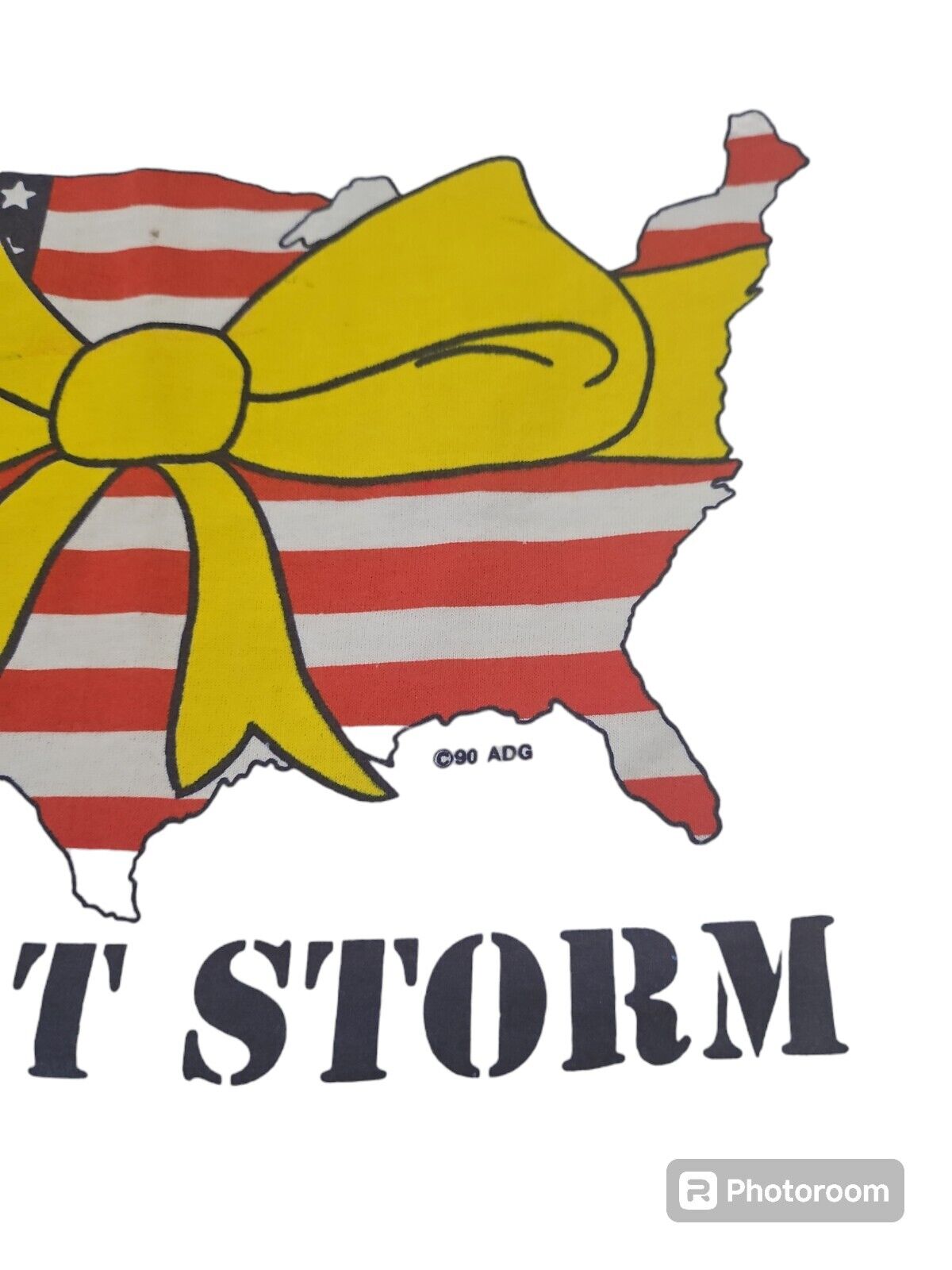 Vintage 1990 Operation Desert Storm Tshirt - image 3