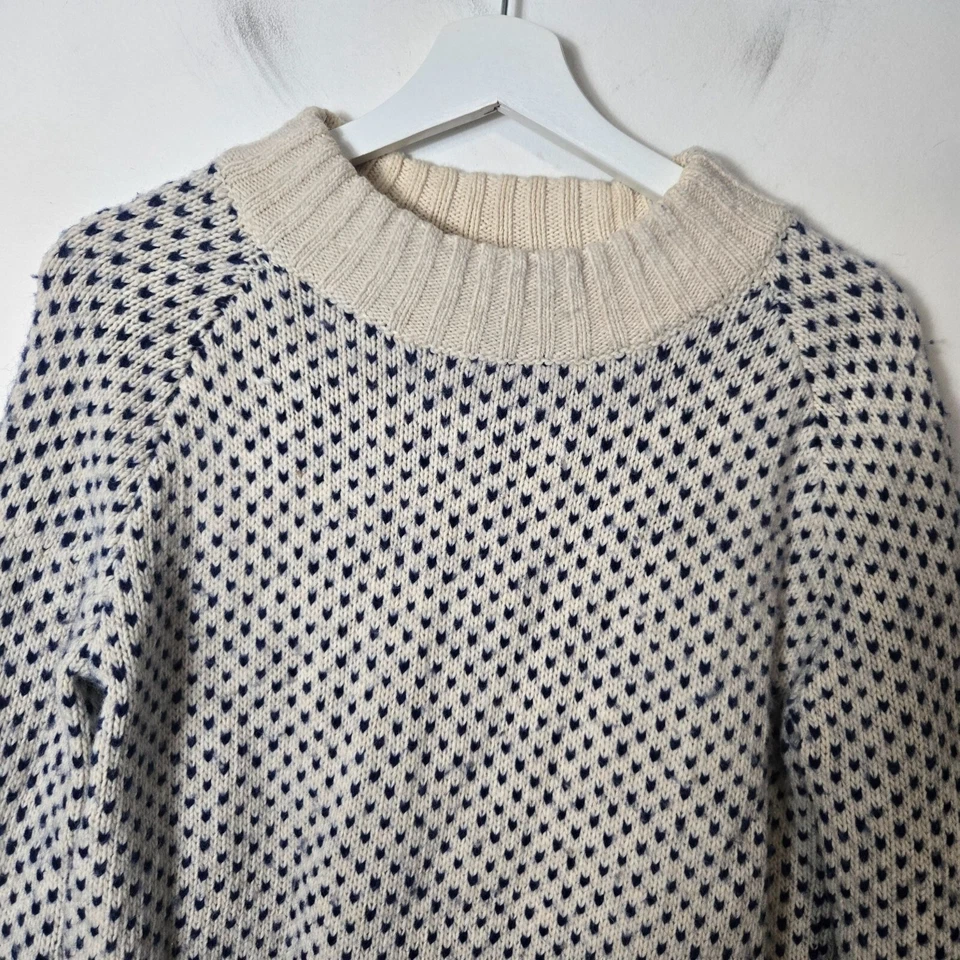 Suéter pulôver jacquard Duluth Trading Co feminino tamanho S lãpaca - Imagem 3 de 4