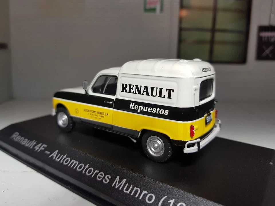 1:43 Renault 4 Van 4F Munro 1982 Diecast IXO Atlas Dealer Garage Scale Model Car - Image 2 of 4