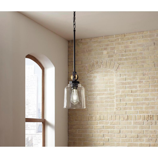 Knollwood 1light Antique Bronze Minipendant by Home
