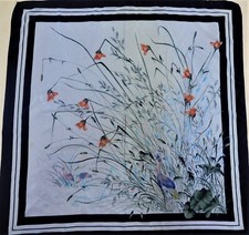 Scarf 100 Pure Silk Vintage Women 1793 82cm x 82cm