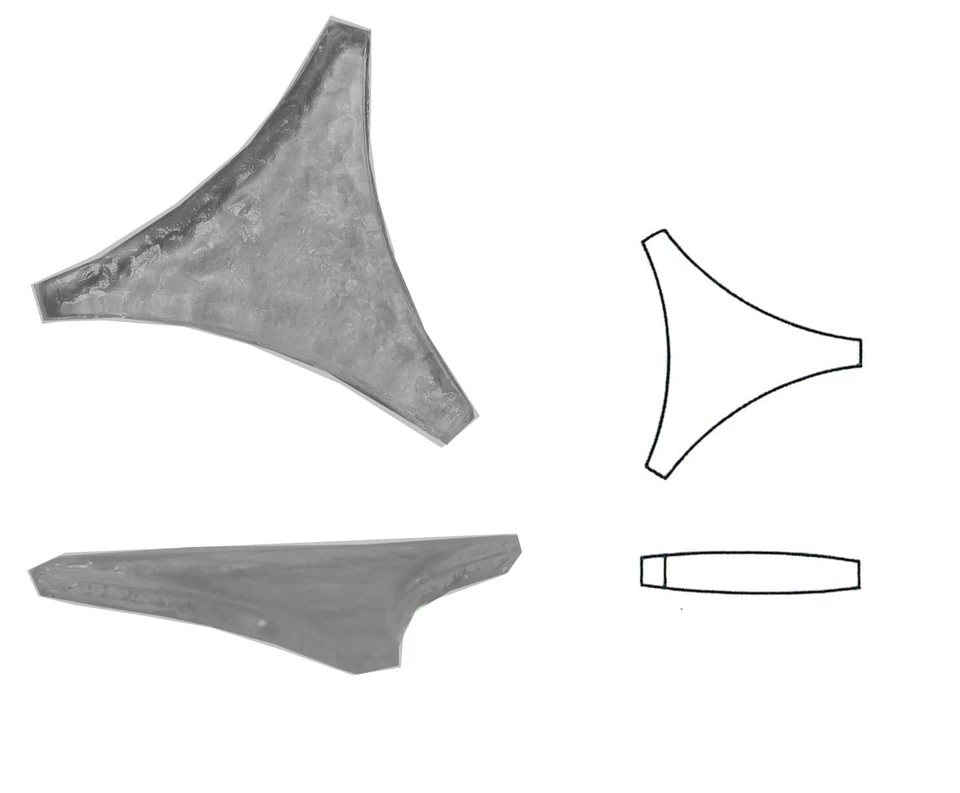 ULLMANNGLASS Butzenfüller gepresst, 1 Stk., für Butzen Ø ca. 60+80 mm, h ca. 5 mm