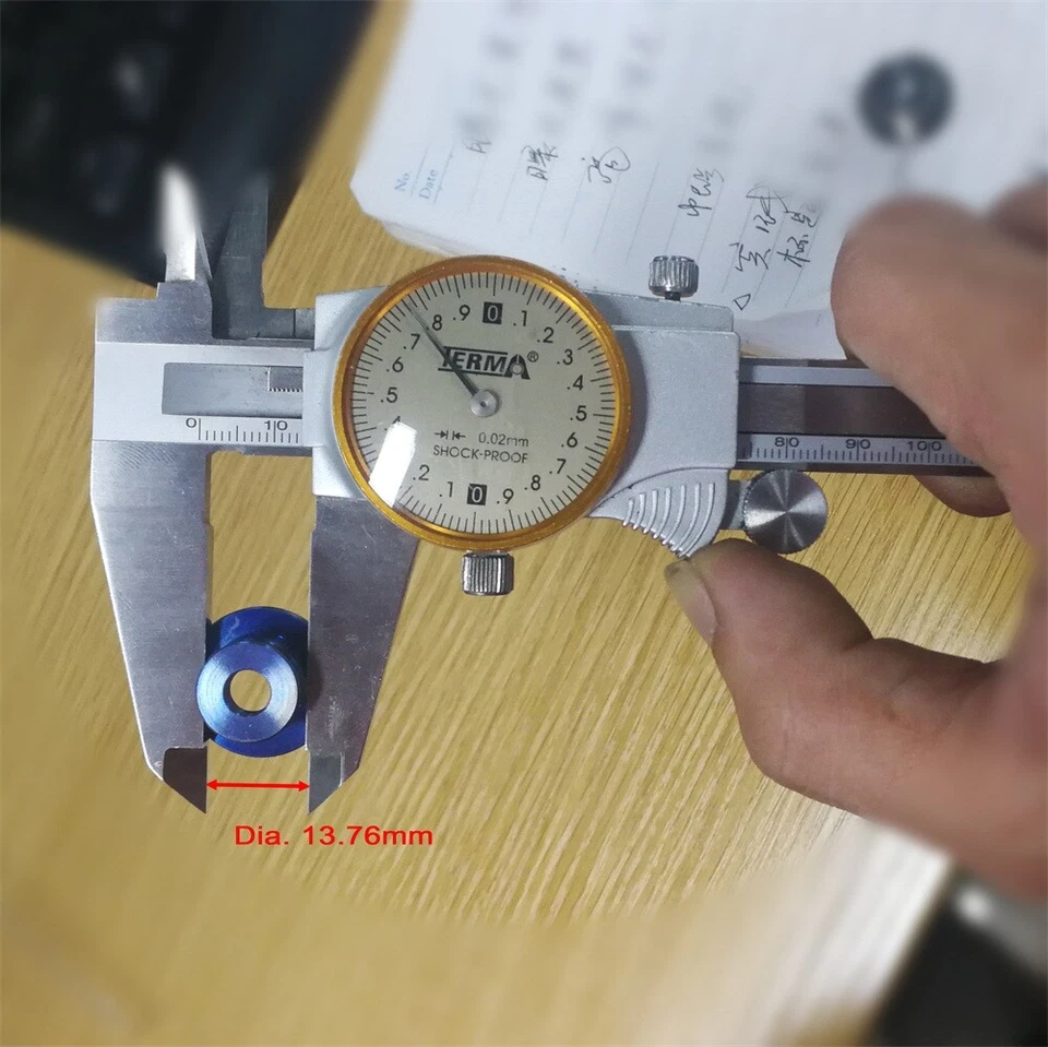 Kit de 10 juegos de bobinas de disco de freno de aleación Ti con circlips universales para motocicletas Foto 2 de 4