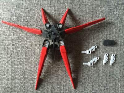 EW EffectsWings Flight Backpack for 1/100 MG MBF-P02 Astray Red