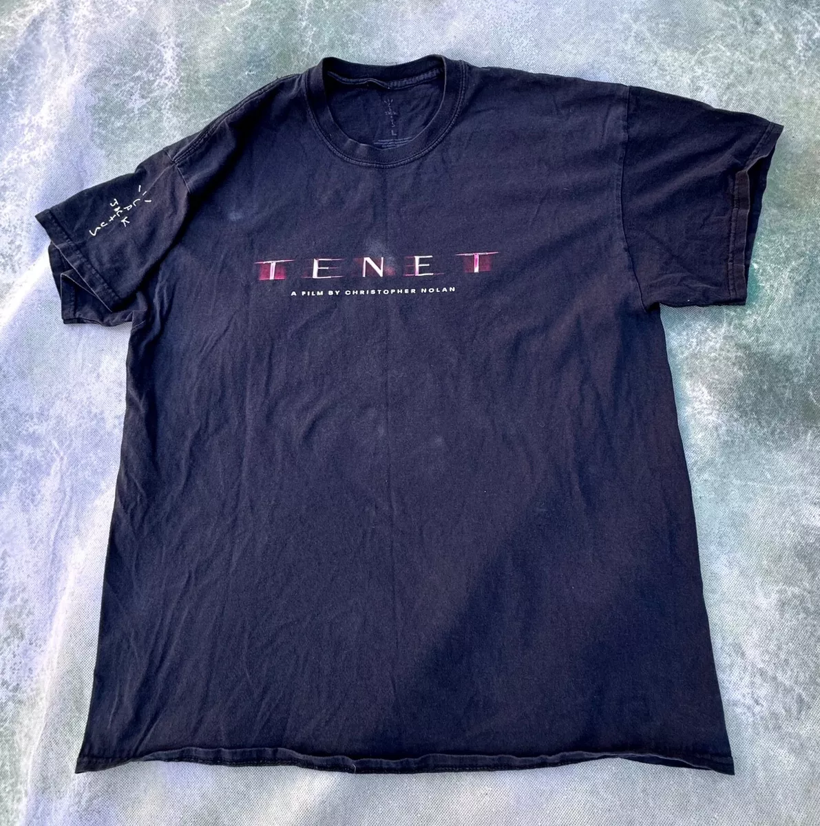 Cactus Jack By Travis Scott Tenet Men's Double Sided T-Shirt Size L.