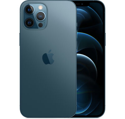 Apple iPhone 12 Pro Max A2342 Unlocked 128GB Pacific Blue C-