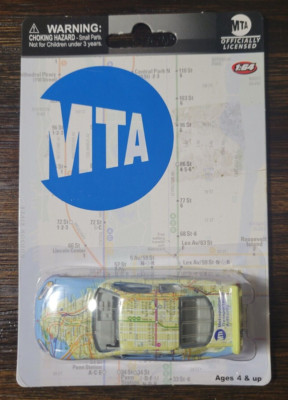 Lionel MTA Nascar Manhattan Subway Map 1:64 Diecast Car NEW! FREE SHIPPING!