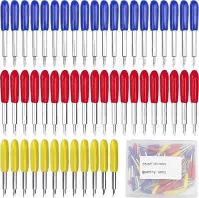 50Pcs Replacement Cutting Blades for Cricut Explore Air/Air 2/Air 3/Maker/Maker