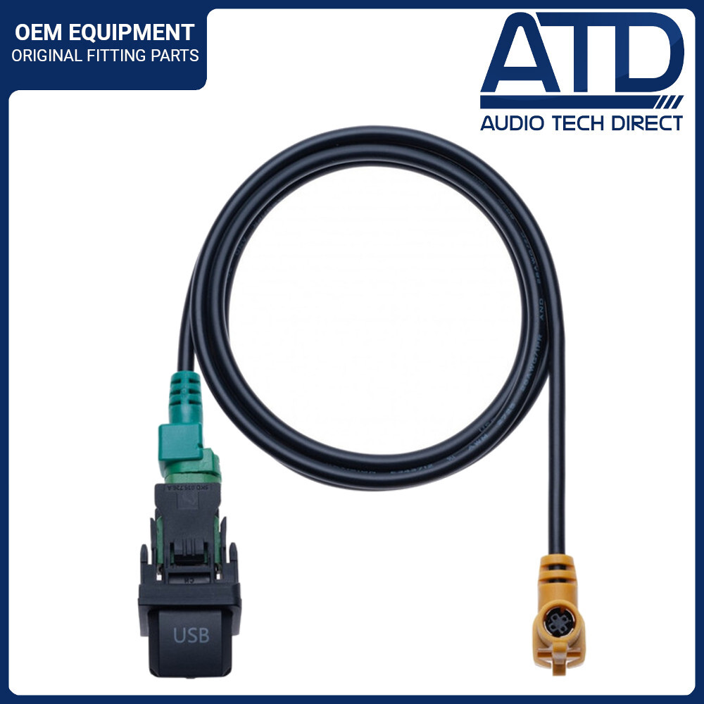 USB Port For VW Golf MK5 MK6 RNS510 RNS310 RCD510 5KD 035 726A
