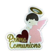 Angelo con cuore Prima Comunione in Polistirolo 3D Decorazione Centro Tavola 42