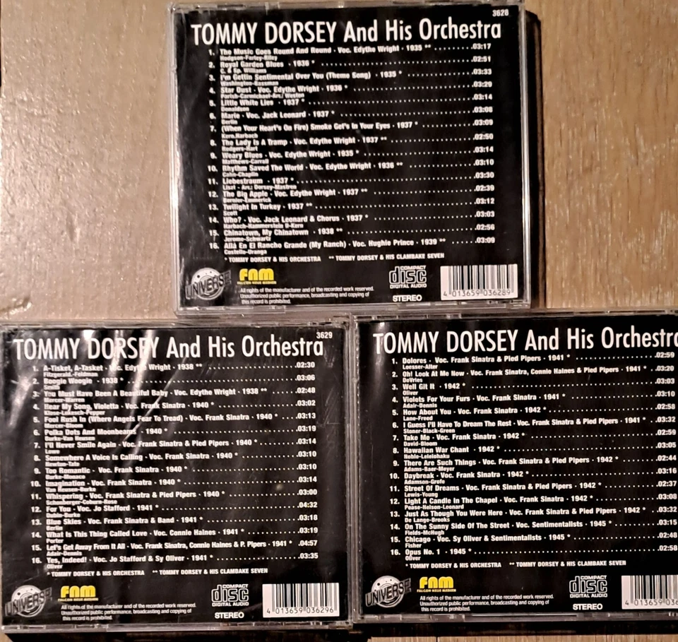 Tommy Dorsey-Paket (3 CDs) featuring Frank Sinatra - Bild 2 von 2