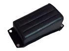 Pillion Pillion P-Pad Tuck And Roll Black Leather Vert RIB Chopper Harley Bobber