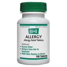 Allergy Relief Tablets 100 Tabs By BHI