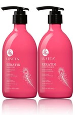 LUSETA KERATIN SMOOTH SHAMPOO AND CONDITIONER SLEEKNESS  PROTECTION