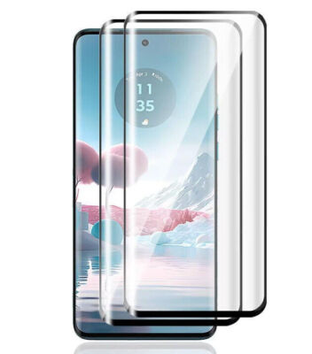 2er-Pack Hartglas Displayschutzfolien für Motorola Edge 40 Neo K6Y4