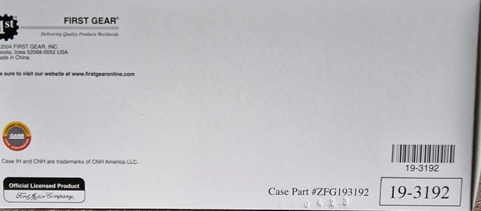 FIRST GEAR FORD CASE/IH PARTS & SERVICE TRUCK 1/34 SCALE - Image 2 of 2