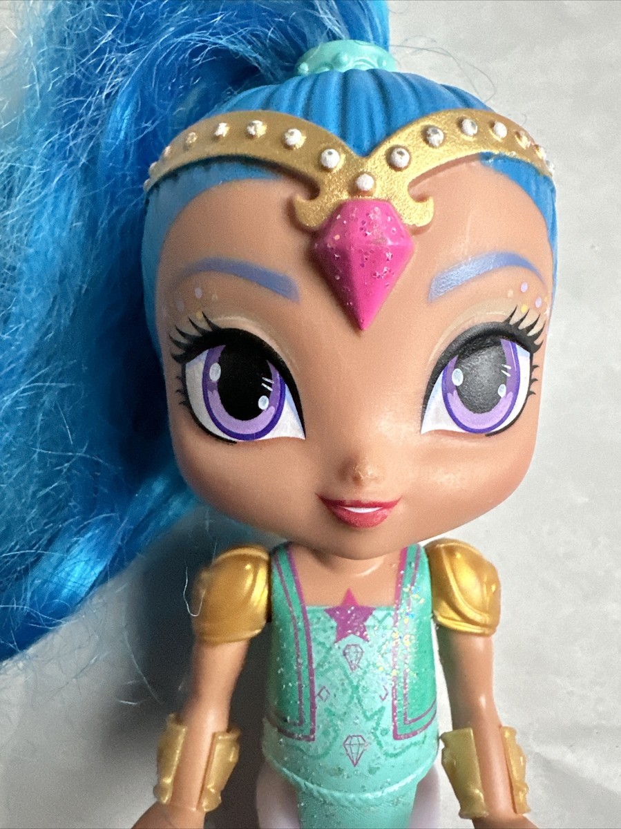 Mattel Nickelodeon Shimmer Shine 6” Genie Doll Blue Hair Purple