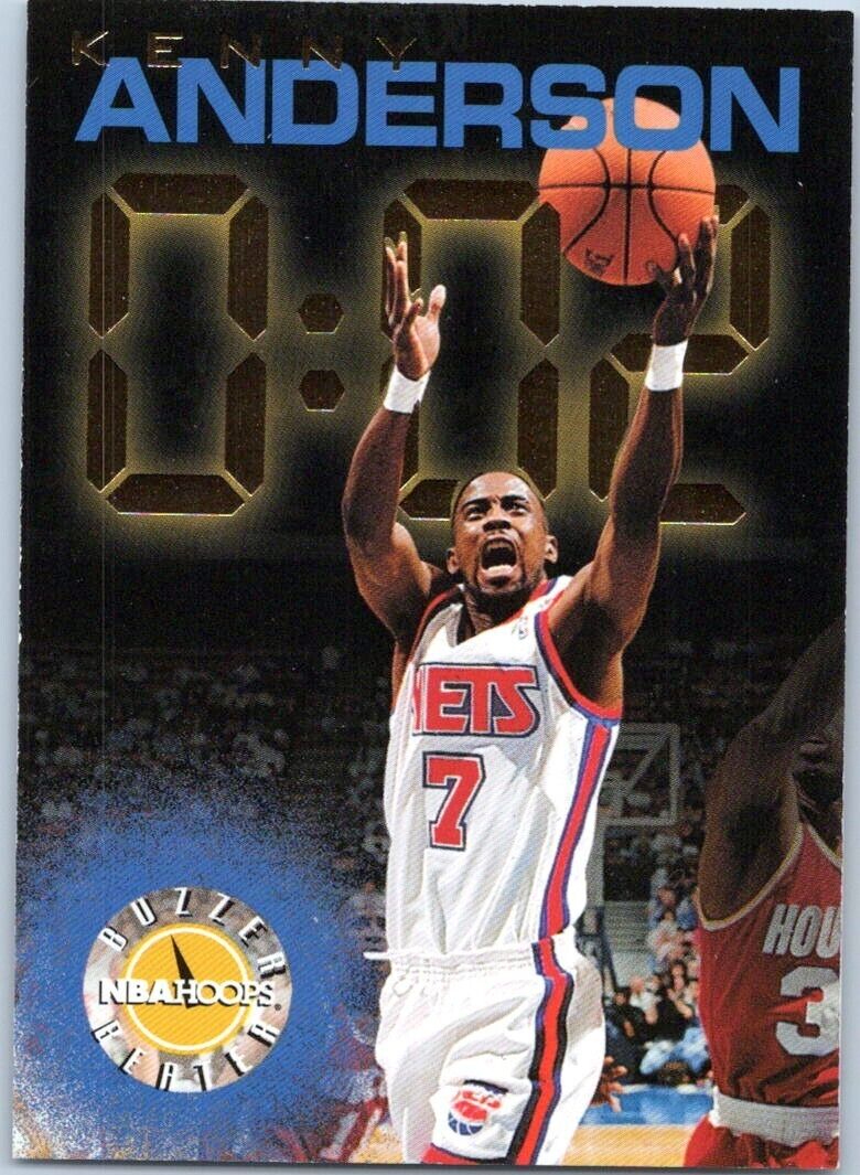 1995-96 NBA Hoops Buzzer Beater Kenny Anderson New Jersey Nets #218 Card