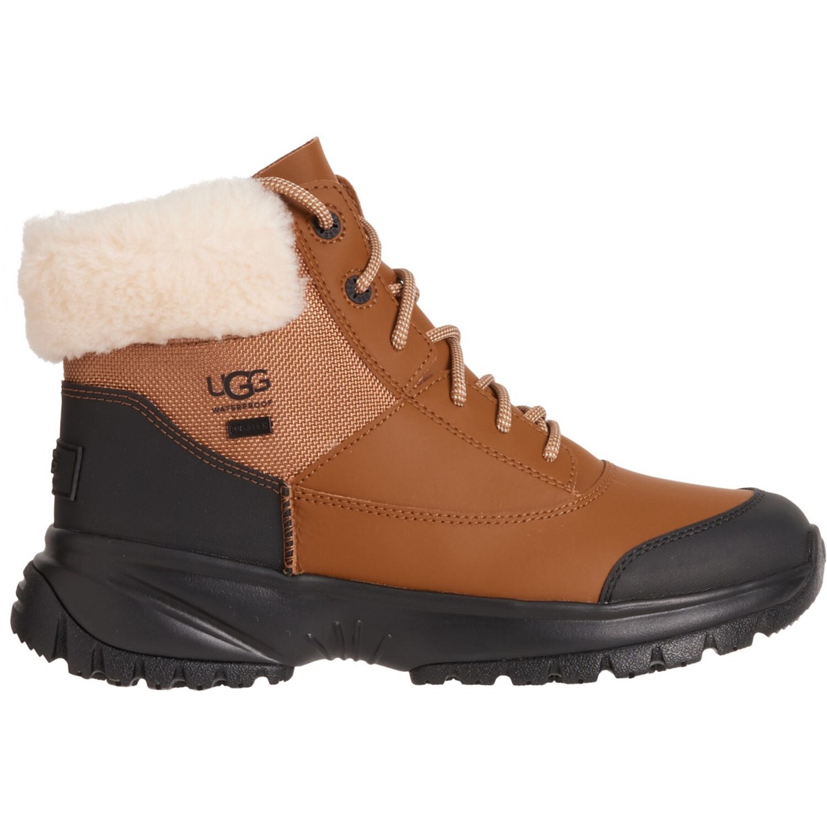 UGG Yose Fluff V2 Women's Waterproof Insulated Leather Boots (Size
